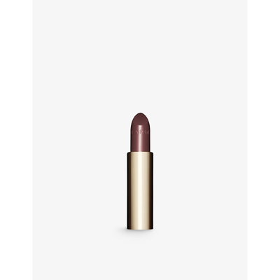 Shop Clarins Joli Rouge Shine Lipstick Refill 3.5g In 744s Soft Plum