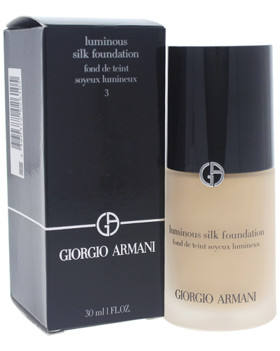 Shop Giorgio Armani 1oz Luminous Silk Foundation #3 Light/warm