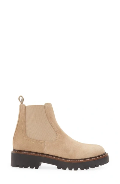 Caslon Miller Water Resistant Chelsea Boot In Beige Sand