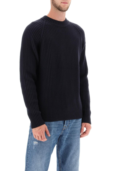 Shop Parajumpers 'rik' Crew-neck Sweater In Blue