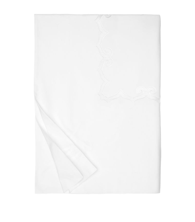 Shop Pratesi Marrakesh King Duvet Cover (230cm X 220cm) In White