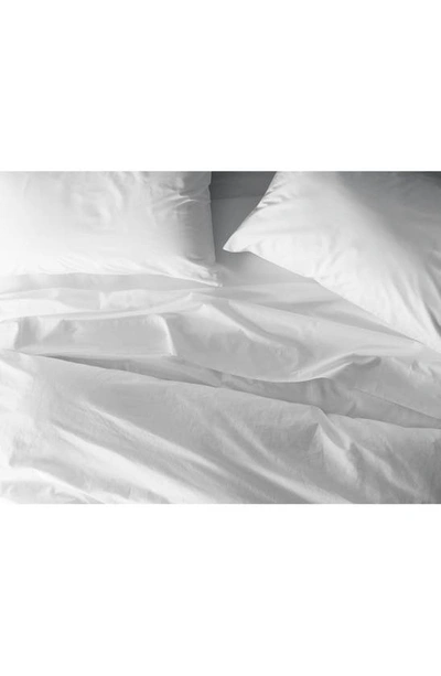 Shop Coyuchi Crinkled Organic Cotton Percale Sheet Set In Undyed