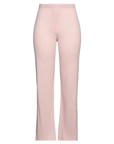 Shop Miu Miu Woman Pants Light Pink Size 6 Wool, Cashmere, Polyamide, Elastane