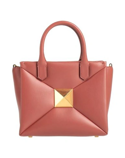 Shop Valentino Garavani Woman Handbag Brown Size - Leather