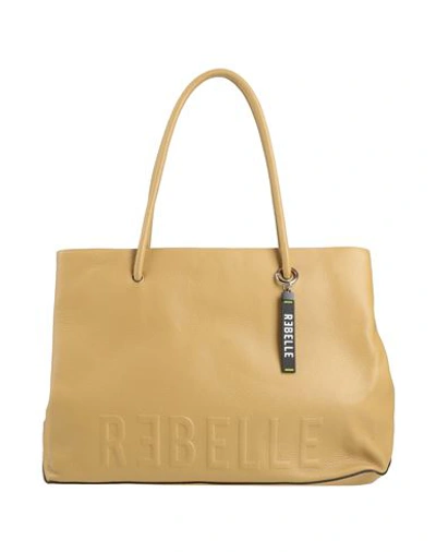 Shop Rebelle Woman Handbag Mustard Size - Cow Leather In Yellow