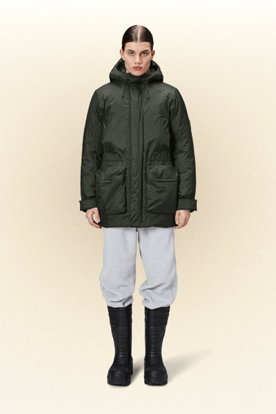 Shop Rains Vardo Parka In Green