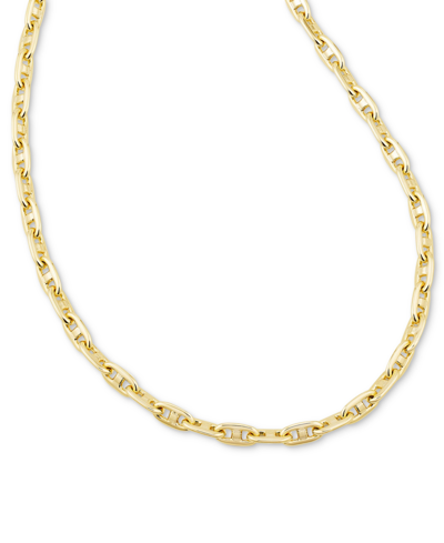 Shop Kendra Scott Chain Link Collar Necklace, 16" + 3" Extender In Gold
