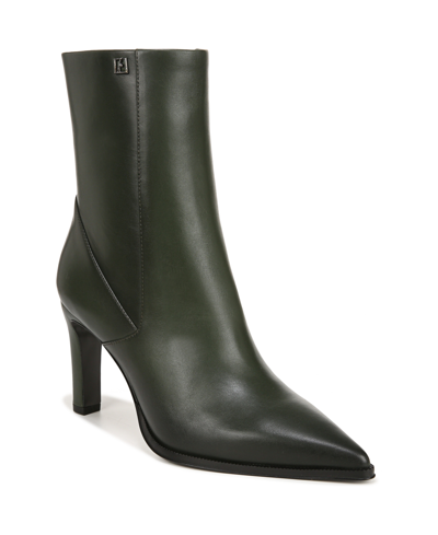 Shop Franco Sarto Women's Appia Dress Booties In Cypress Green Leather