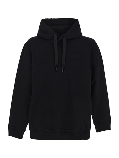 Shop Burberry Cotton Sweatshirt In Black