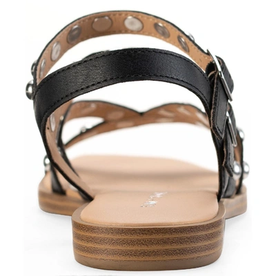 Shop Sun + Stone Womens Faux Leather Studded Gladiator Sandals In Multi