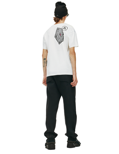 Shop Acronym S24 Graphic Print T-shirt In White