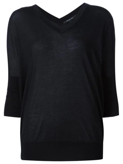 Derek Lam Ezme Batwing Jumper In Black