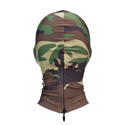 Shop Vetements Camo Styling Mask In Green