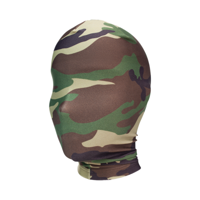 Shop Vetements Camo Styling Mask In Green