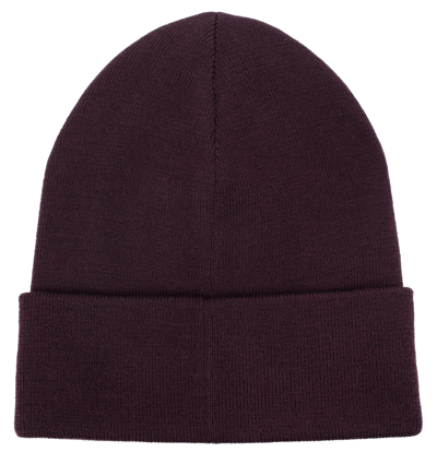 Oamc Logo-patch Wool Beanie In Purple