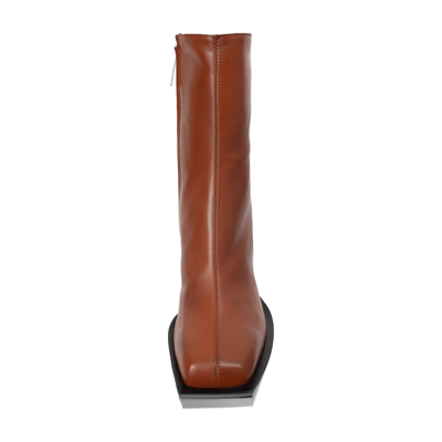 Shop Peter Do Everyday Platform Boots In Brown