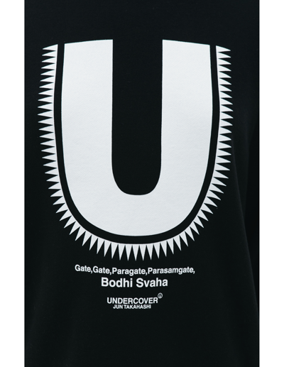 Shop Undercover Black 'u' Sweatshirt