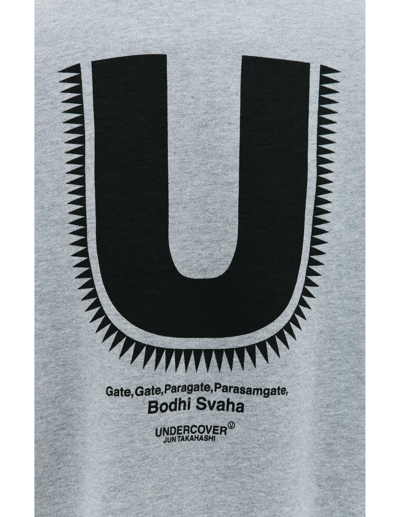 Shop Undercover Grey 'u' Sweatshirt