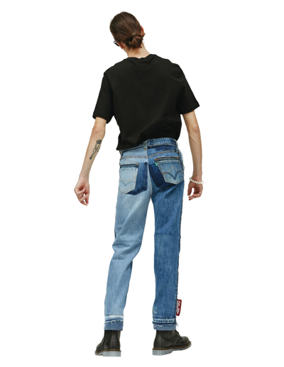Shop Doublet Blue Straight Jeans