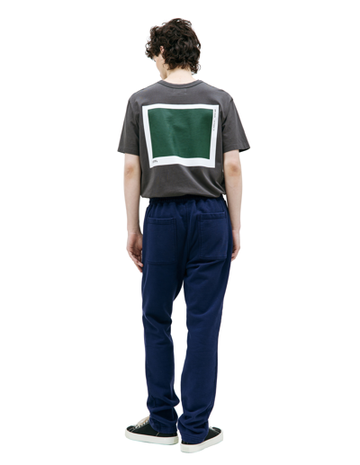 Btfl Drawstring Waistband Sweatpants In Navy Blue
