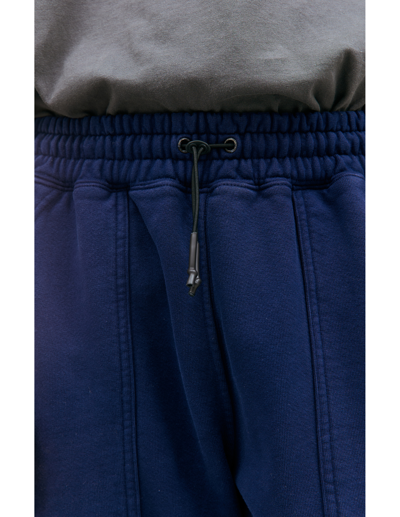 Btfl Drawstring Waistband Sweatpants In Navy Blue