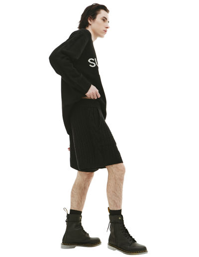 Shop Nahmias Knit Basketball Shorts In Black