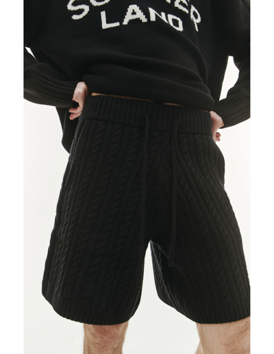 Shop Nahmias Knit Basketball Shorts In Black