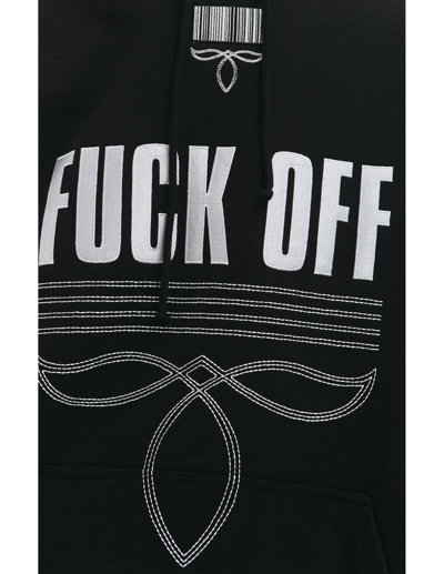 Vtmnts Logo-print Oversize Hoodie In Black