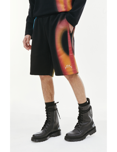 Shop A-cold-wall* Black Hypergraphic Shorts