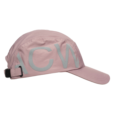Shop A-cold-wall* Nylon Logo Cap In Pink