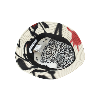Children Of The Discordance Graffiti Printed Bucket Hat In Beige