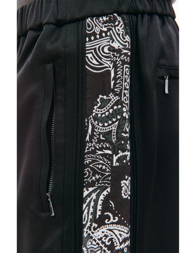 Children Of The Discordance Black Trousers With Stripes In Black