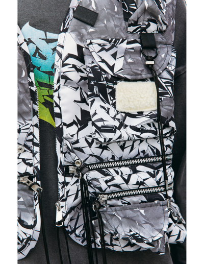 Children Of The Discordance 2am Graffiti Vest In Grey