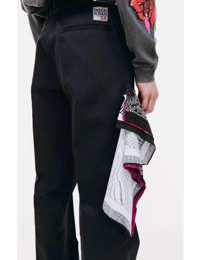 Children Of The Discordance Black Trousers With Bandana In Black