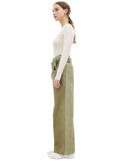 Diesel 'p-illin' Trousers With Shorts In Khaki