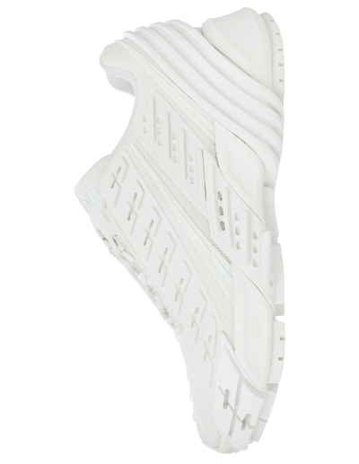 Diesel Rubber Mesh Sneakers In White