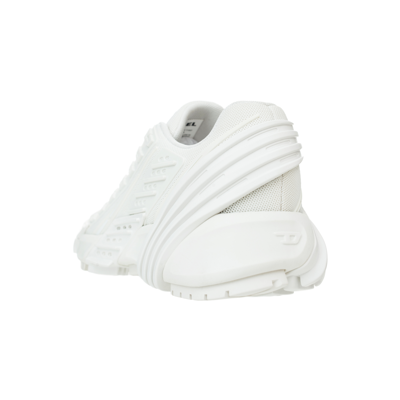 Diesel Rubber Mesh Sneakers In White