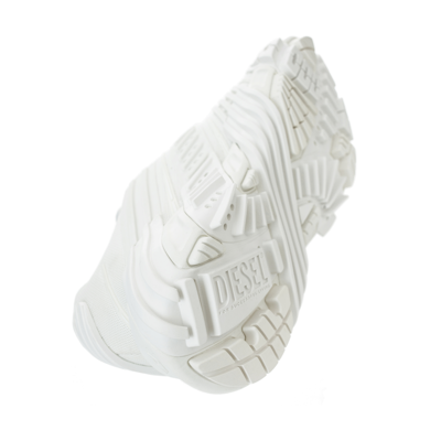 Diesel Rubber Mesh Sneakers In White