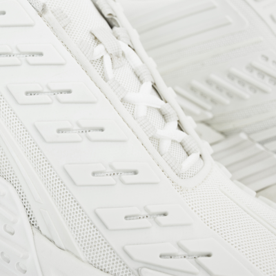 Diesel Rubber Mesh Sneakers In White