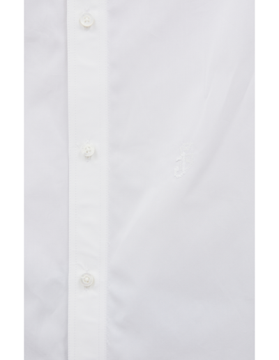 Shop Jil Sander Base Cotton Shirt In White