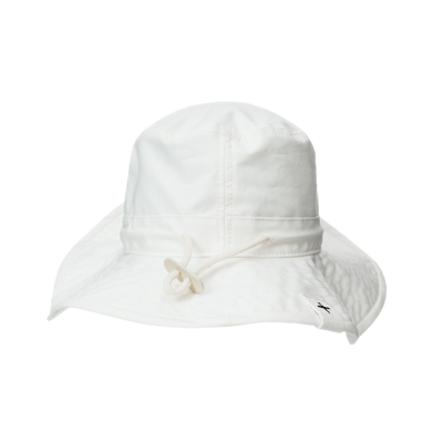 Shop Jil Sander Drawstring Bucket Hat In White