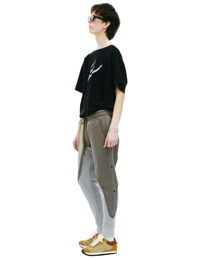 Greg Lauren Patchwork Drawstring Trousers In Multicolor
