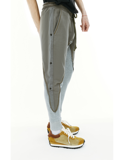 Greg Lauren Patchwork Drawstring Trousers In Multicolor