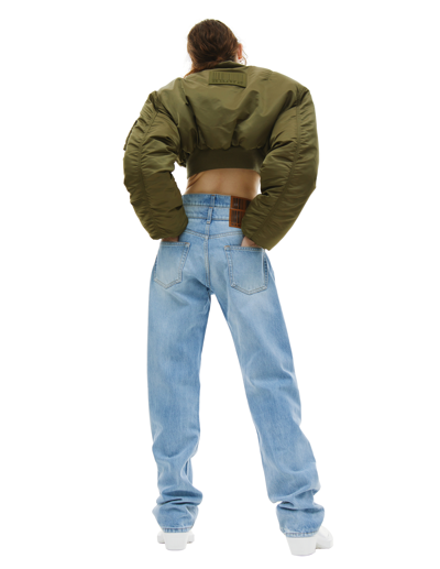 Vtmnts Double Waist Jeans In Blue