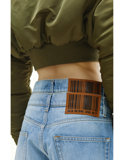 Vtmnts Double Waist Jeans In Blue