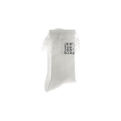 Vtmnts Сotton Socks With Ruffles In White