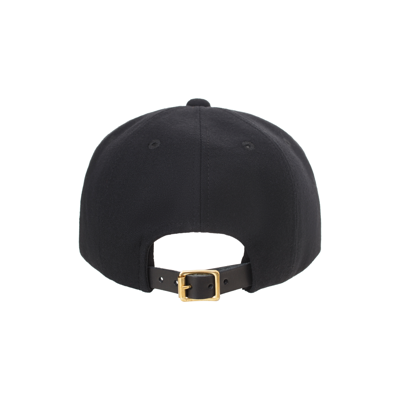 Shop Visvim Embroidered Cap In Black