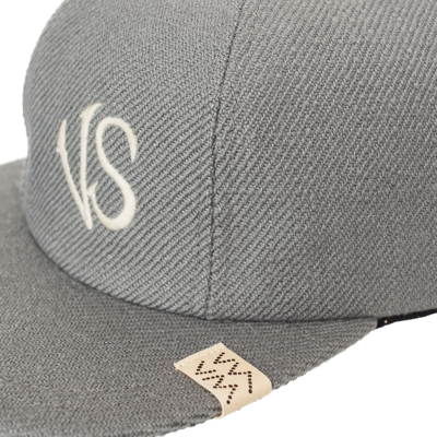 Visvim Vs Embroidered Cap In Gray