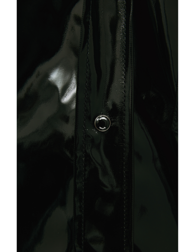 Vetements Shiny Rubber Shirt In Black
