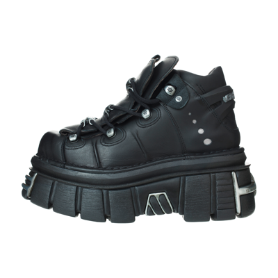 Vetements X New Rock Platform Boots In Black